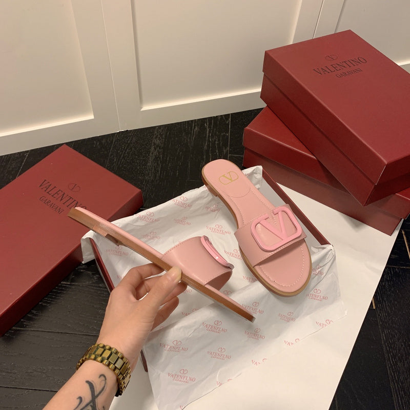 MVS20 Leather slippers Women shoes 35-40 With box