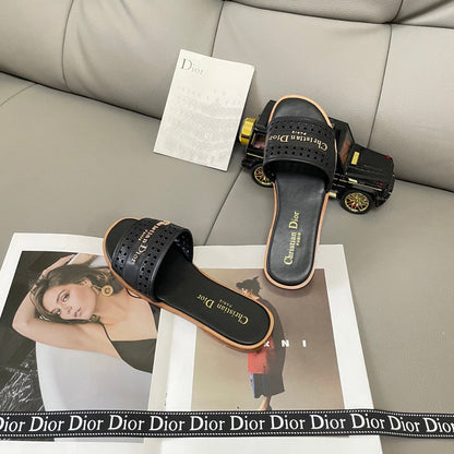 MBDS1 Leather Slippers Size 35-41 Shoes with Box