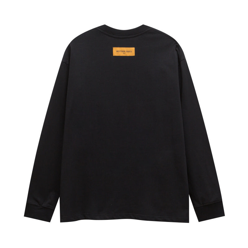 LVC019  New men's and women's spring and autumn pure cotton long sleeved casual clothes