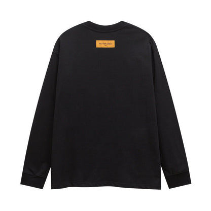 LVC019  New men's and women's spring and autumn pure cotton long sleeved casual clothes