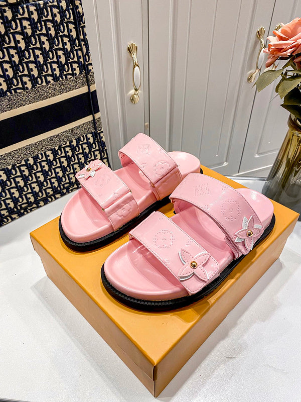 MLS11 Slippers Women Leather shoes 35-40 With box