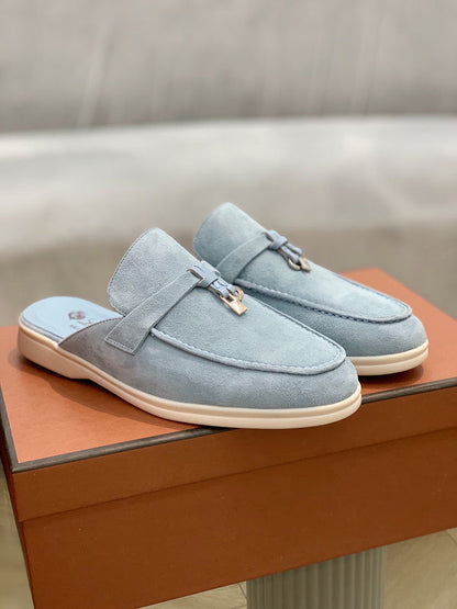 GLS19 Leather shoes Women35-42 Man40-45 Slipper with box