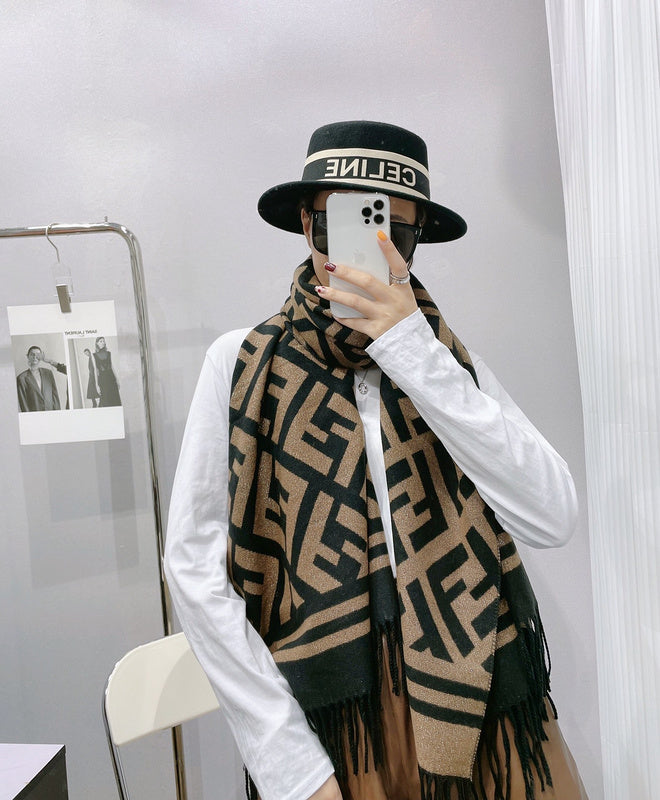 XFC12 cashmere blend 70-180CM Scarf Can choose box