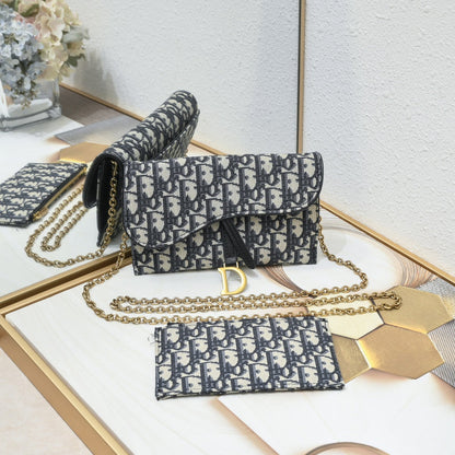 LDP20 Leather Large bag 19-11CM Small bag 16-9CM With Box