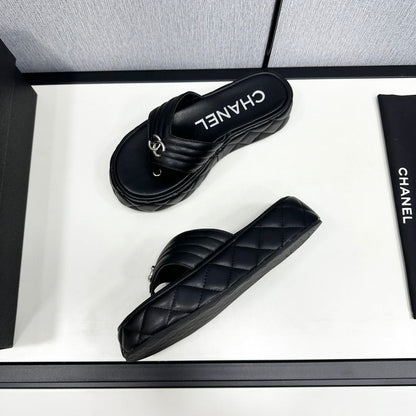 MBCS7 Leather Slippers Size 35-40 Shoes with Box