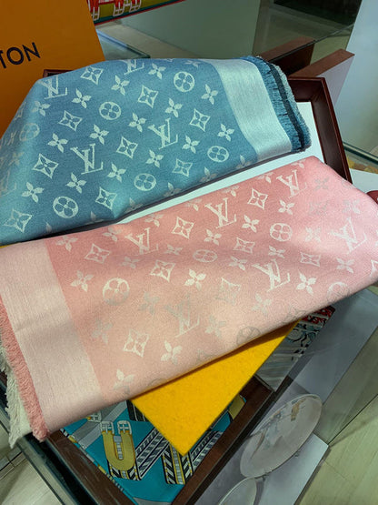 XLC28 Hidh quality 60% silk 40% wool Scarf