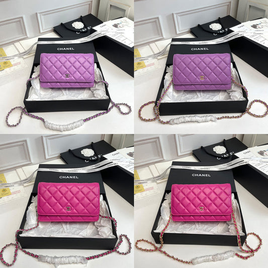 XCP019 Bag leather 19-13-4CM Bag Gold