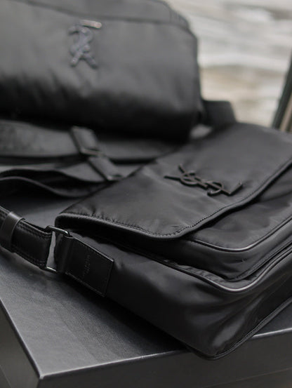 MYB1  Men and women can carry salt department college style single shoulder crossbody bag 28×20×8.5cm