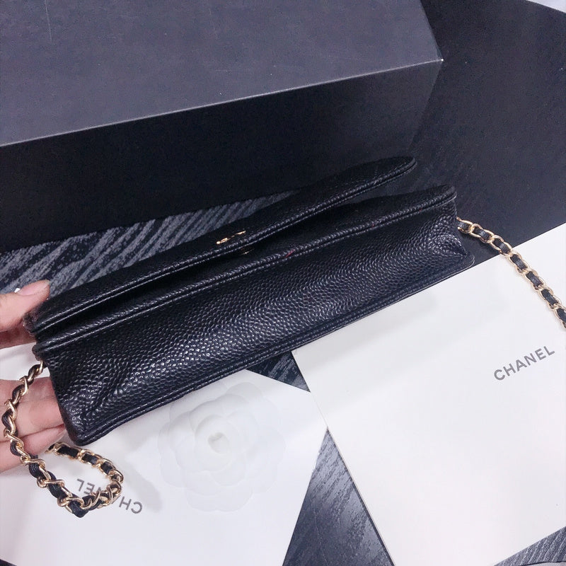 XCP016 Bag leather 19-13-4CM Bag Gold