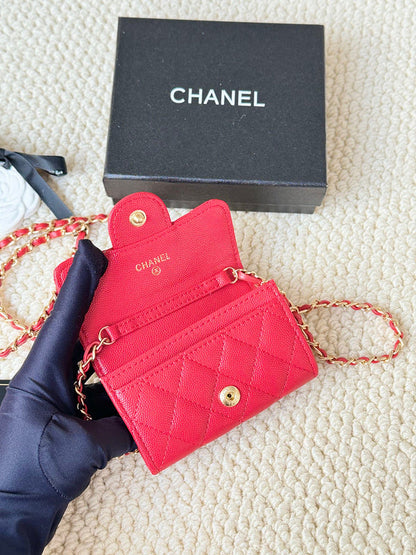 LCP02 Wallet Bag 13.1-7.5-2.1CM Leather bags with box