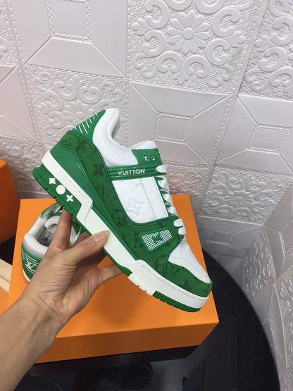 LLS1 High quality leather shoes women 35-41 or man 40-45 with box
