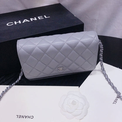 XCP017 Bag leather 19-13-4CM Bag silver logo