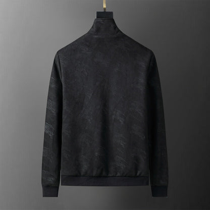 BUC07  New Spring and Autumn thin imitation deer skin velvet jacket long sleeved cardigan clothes