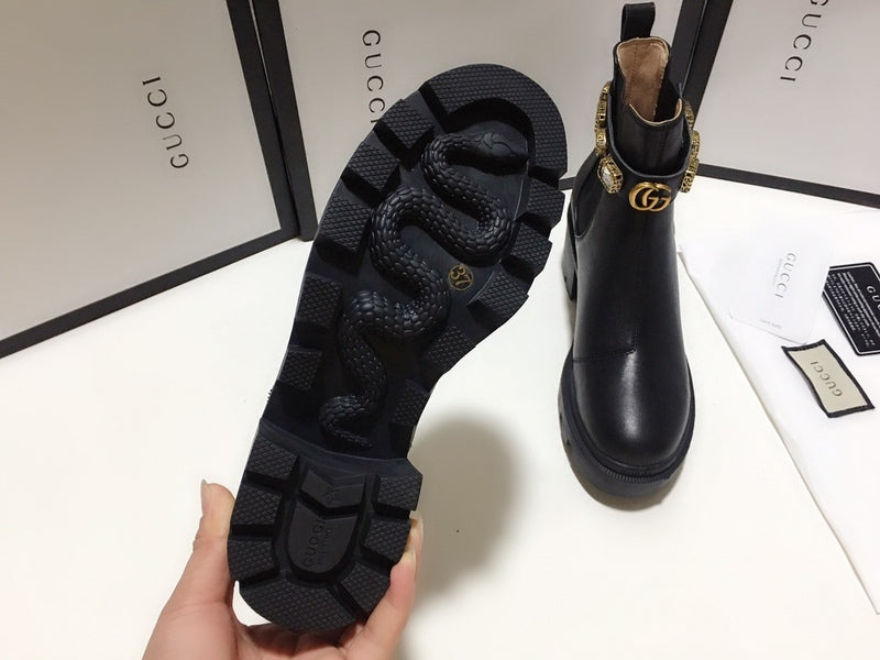 BGS8 Women Boot 35-42 heel 6cm shoes with box