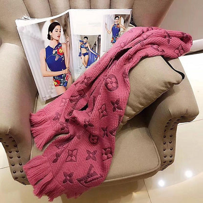 LSC6 Wool blend 35-180CM Scarf Can Choose with box