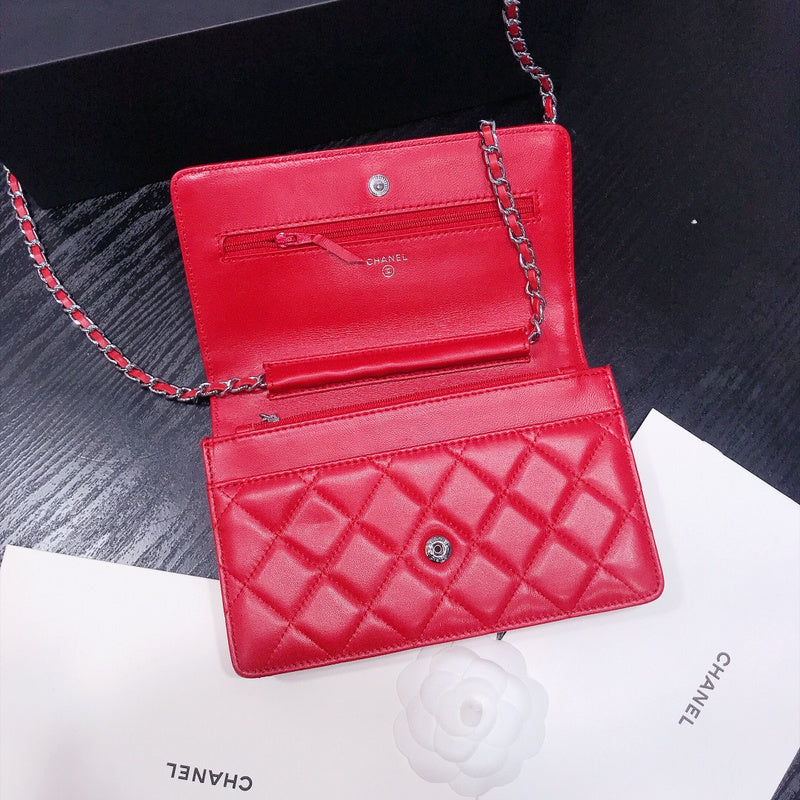 XCP017 Bag leather 19-13-4CM Bag silver logo