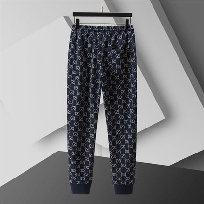 GUC0101 New men's spring and autumn thin style outerwear+long pants pure cotton casual suit clothing
