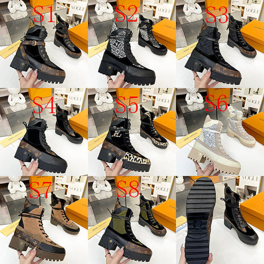 OLS28 Leather Women Shoes 35-42 with box