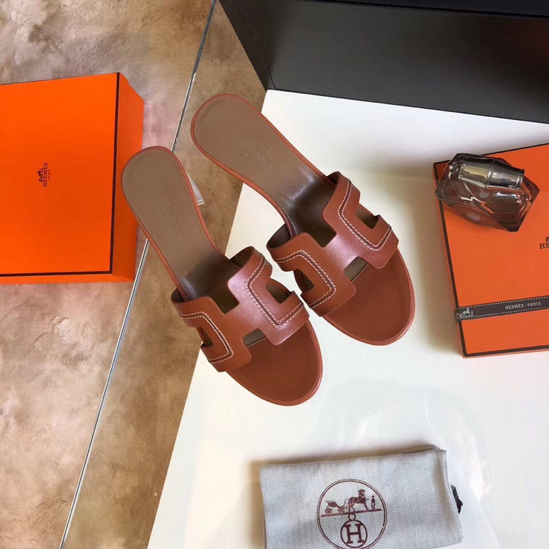 OHS01 Couples slipper Leather Shoes 35-42 with box