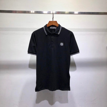 STC24 New men's polo shirt summer short sleeved top Clothing