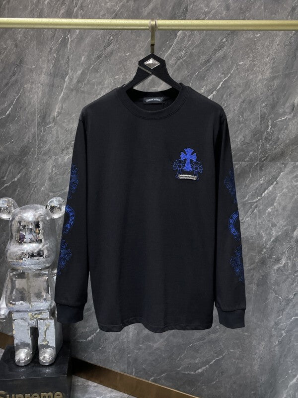 KLC20 New men's and women's pure cotton long sleeved casual clothes