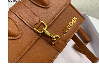 LJP9 Leather Bag 17CM high quality with box