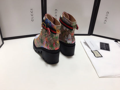 BGS8 Women Boot 35-42 heel 6cm shoes with box