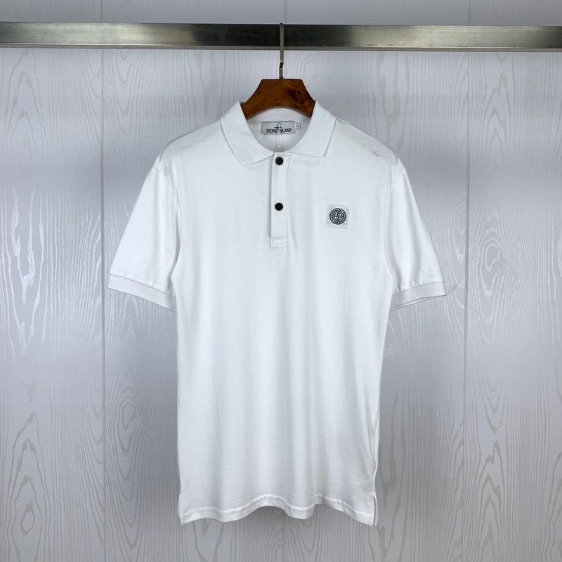 STC23 New men's polo shirt summer short sleeved top Clothing
