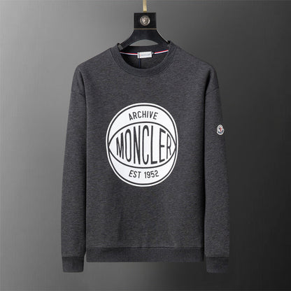 MOC034 New men's autumn and winter double-sided cotton new pullover hoodie clothing