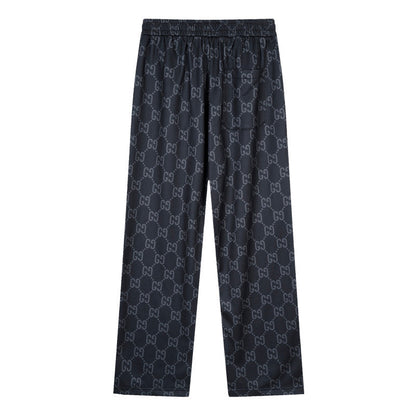GUC098 New men's and women's spring and autumn thin pants, elastic waistband casual pants clothing