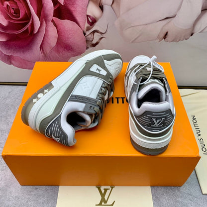 LLS6 High quality leather shoes women 35-41 or man 40-45 with box