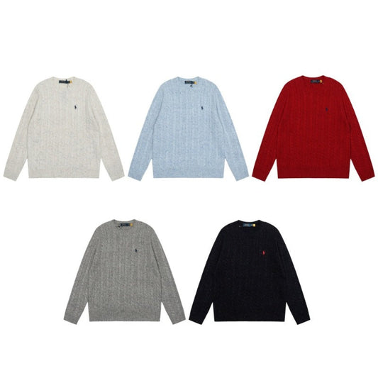 LFC8  New high-quality men's and women's autumn and winter round neck sweater base sweater clothes