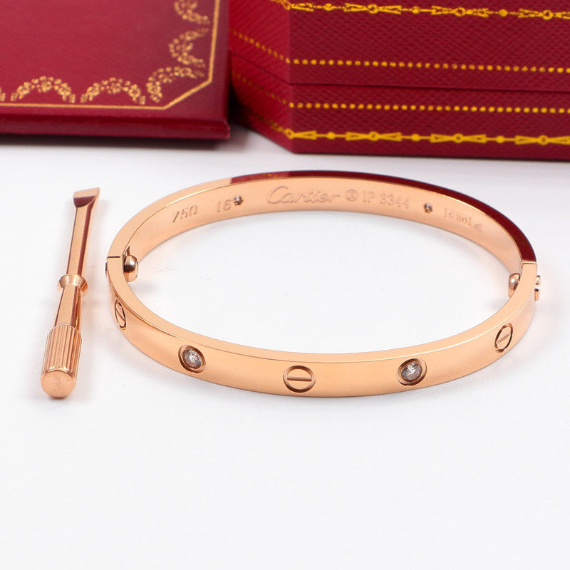 CAB15 LOVE screw bracelet with screwdriver bangle steel 18K gold plated Jewelry 15-22cm