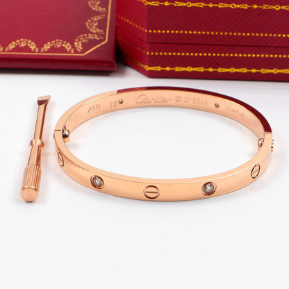 CAB15 LOVE screw bracelet with screwdriver bangle steel 18K gold plated Jewelry 15-22cm