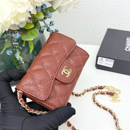 LCP04 Wallet Bag 13.1-7.5-2.1CM Leather bags with box