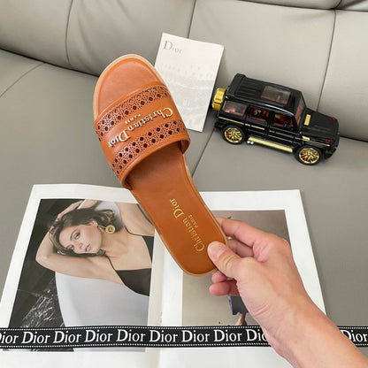 MBDS1 Leather Slippers Size 35-41 Shoes with Box