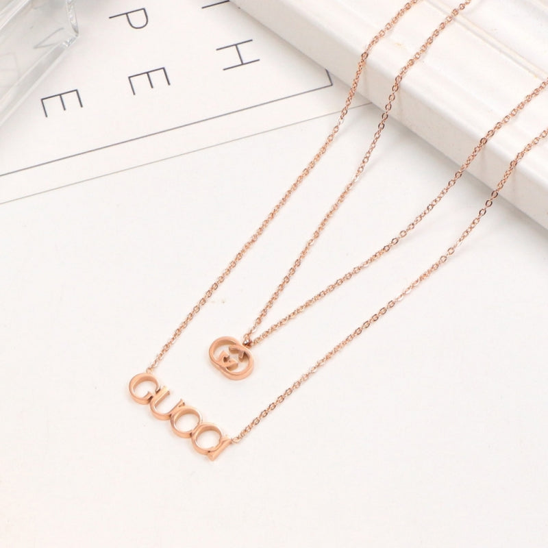 GCN13 Necklace copper plating gold Jewelry
