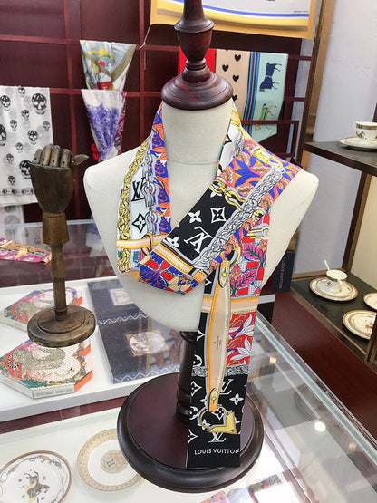 XLC9 Silk satin 8-120CM scarf