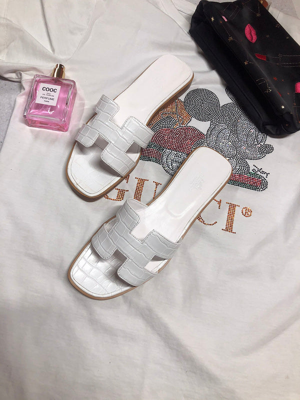OHS02 Couples slipper Leather Shoes 35-42 with box