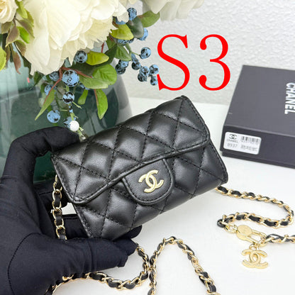 LCP04 Wallet Bag 13.1-7.5-2.1CM Leather bags with box