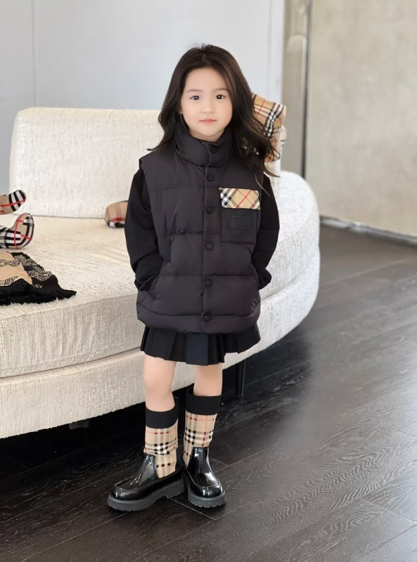 043005  Children's down vest children's  kids  clothing