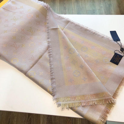 LSC3 Silk cotton 140-140CM scarf Can choose With box
