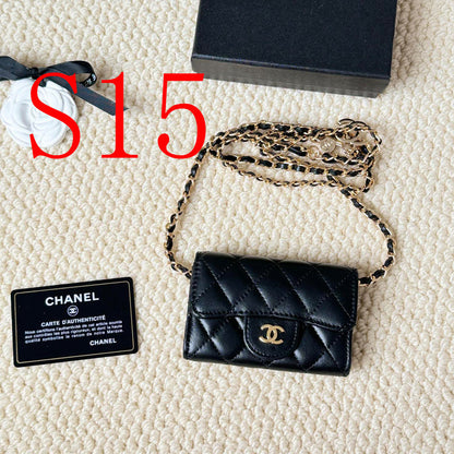 LCP02 Wallet Bag 13.1-7.5-2.1CM Leather bags with box