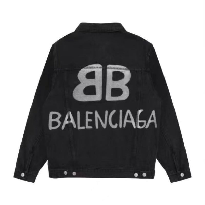 BAC100  New high-quality spring and autumn men'sand women’s jacket denim jacket clothes