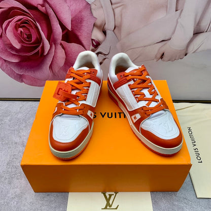LLS6 High quality leather shoes women 35-41 or man 40-45 with box