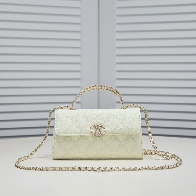 LCP01 Leather shoulder bag 19-10-4.5CM Bags