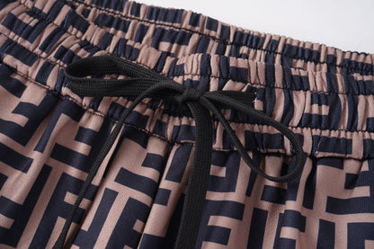 FDC14 New men's and women's spring and autumn thin pants, elastic waistband casual pants clothing