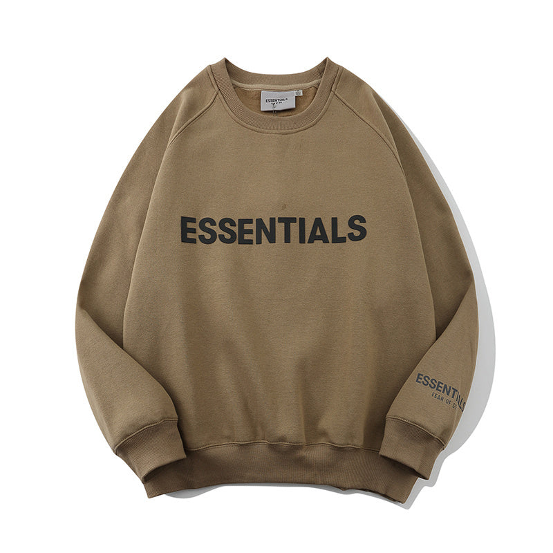 ESC21 New Men's and Women's Same Style Autumn/Winter Thin Velvet Hoodie Sweatshirt Clothing