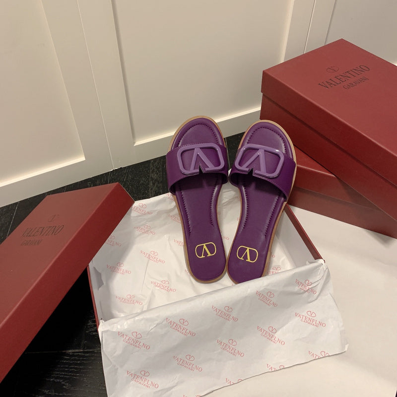 MVS20 Leather slippers Women shoes 35-40 With box