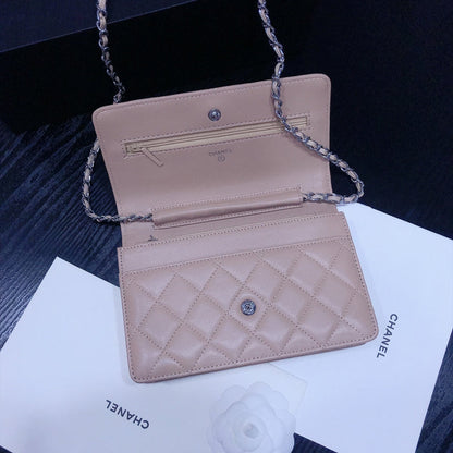 XCP017 Bag leather 19-13-4CM Bag silver logo